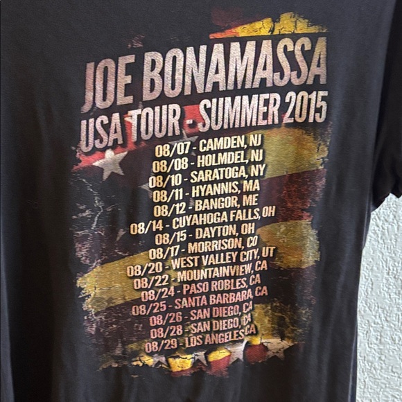 Vintage Joe Bonamassa 2015 Women’s Tour Shirt XXL - Picture 4 of 5